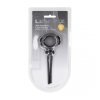 Detachable Wide Adjustable Silicone Lasso Cockring - 5mm - Black